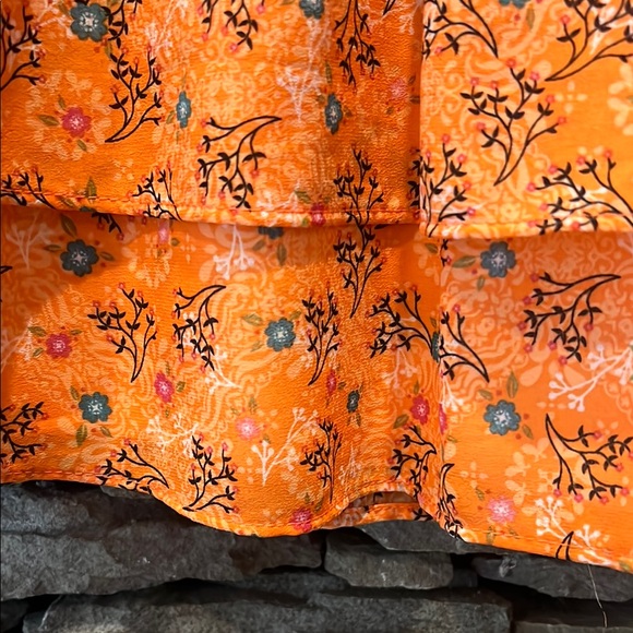 American Girl / Jaime & Jack Orange Floral skirt! - Picture 2 of 6